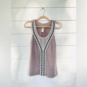 Anthropologie tank in size small